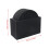 Felt Coasters Set with Holder Black 6-Pack 3