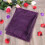 Purple Polyester Sheer Curtains for Window 100x200cm 5