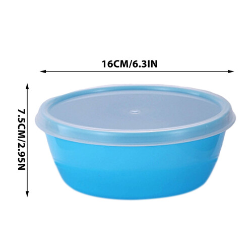 Food Storage Bowl with Lid Stackable 4-Piece Set 2