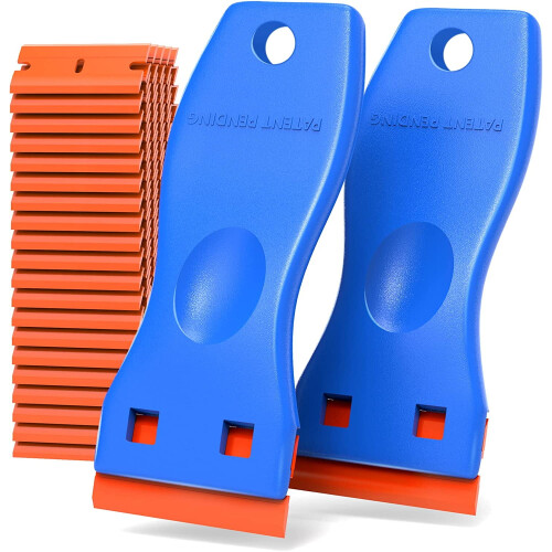 Rakbladsskrapa i plast, 2-pack