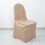 Nude Polyester Bankettstuhlhussen (6er-Pack) 1