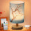 Wooden Table Lamp with Adjustable Light and Remote 1