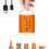 Tragbare 4-kPa-Luftpumpe mit Campinglampe, 1300 mAh 1
