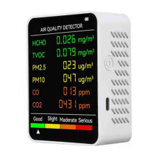 Monitor de calitate a aerului 6-în-1 CO2HCHO TVOC PM2.5PM10