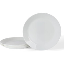 Opalton 25 cm tallrikar, set med 6