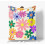 Retro blomsterpledd Boho flanell 122 x 152 cm 1