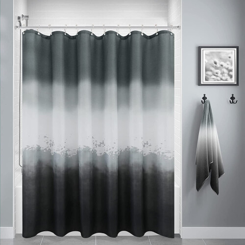Sprchový závěs Ombre Waffle 72x72 palců, polyester