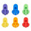Set di 6 apribottiglie per bibite, multicolore 1
