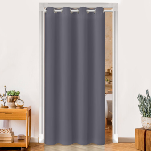 Κουρτίνα Πόρτας Blackout 52" x 80" με θηλιά από πολυεστέρα