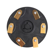 Knife Plate + 6 Replacement Blades for Gardena Sileno City, Mcculloch Robotic Lawnmower Blade Disc Lawn Robo