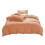Cotton Bedding Set Orange 4-Piece 2
