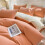 Cotton Bedding Set Orange 4-Piece 5