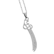 Unique Swords Pendant Necklace For Men And Women-Silver