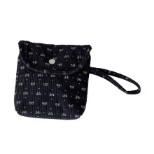 Portable Toiletry Case Feminine Product Holder Soft-Black