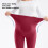 Maternity Long Trousers for Women, Solid Casual Pants 4