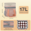 Sac à lunch isotherme rose 17 L extensible à double compartiment 2