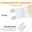 OUSITAI LED G9 warmwitte cornlamp 120V 10-pack 4