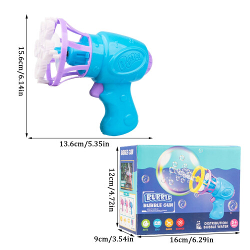 3-in-1 bellenblaaspistoolset met 100 ml oplossing 1
