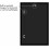 Sort billedramme 16x20 tommer MDF med plexiglas 5