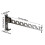 Étendoir à linge mural pliable en aluminium 3