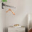 Étendoir à linge mural pliable en aluminium 4