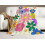 Retro blomsterpledd Boho flanell 122 x 152 cm 3