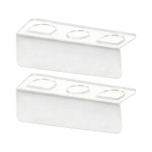 Pack of 2 Multipurpose Adhesive Mounted Shelf for Bathroom