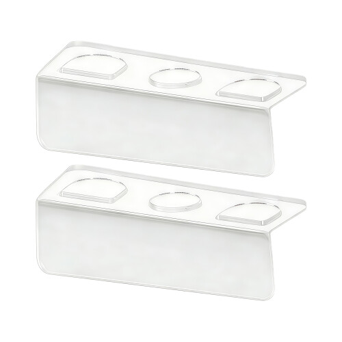 Pack of 2 Multipurpose Adhesive Mounted Shelf for Bathroom
