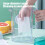 Clear Plastic Water Pitcher with Lid and Scale 0.5 Gallon 4