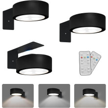 3-pack magnetisk tavellampa, 3 färglägen, dimbar
