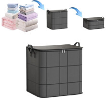 Saco de armazenamento de roupas dobrável extra grande de 150 litros