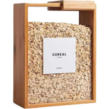 Müsli-Aufbewahrungsbox aus Holz mit Schiebedeckel