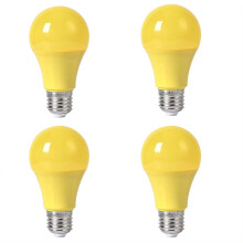 Ampoules LED HIBIBUD pour chambre Ă coucher, jaune chaud, lot de 4