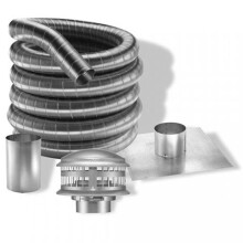 Dura-Vent 9406GA 6'' x 36'' DuraTech Galvanized Chimney Pipe