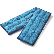 Dreifach-Wischmopp-Pads, wendbar für effiziente Reinigung von Hartholzböden, hochwertige Polyester-Mikrofaser für langanhaltende Frische, 2er-Pack