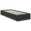 vidaXL Storage Bed with Headboard Black 75 x 190 cm Engineered Wood 6