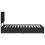 vidaXL Storage Bed with Headboard Black 75 x 190 cm Engineered Wood 9