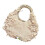 Elegante met schelpen versierde avondtas Luxe-Wit 1