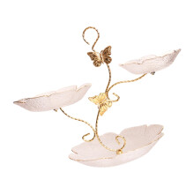 Zeitgenössi-Transparenter goldfarbener Schmetterlings-Eisenrahmen