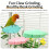Pet Bird Chewing Perch Set 2PCS-Grass Green leaves shape 3