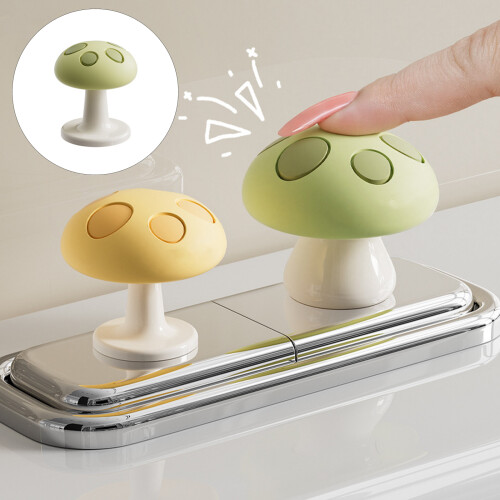 Nail Salon Friendly Toilet Flush Button For Easy Press-White M 2