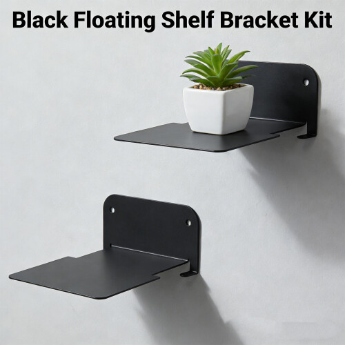 Flexible Installation Floating Shelf Mounts For Closet Door 1