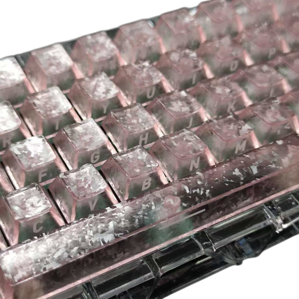 119 Key Pbt Keycaps Carbon Fiber Texture Keycaps Carbon- Pink 7627001411715