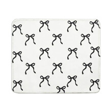 NonSlip Rubber Backed Mousepad 20x24cm Elegant Bows Decoration