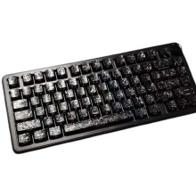 Carbon Fiber Imitation Carbon Fiber Side Engraved Keycap-Black