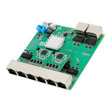 Space Saving 8 Port Gigabit Ethernet Networking-With POE