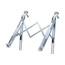 Ergonomic Flipping Design Steering Wheel Notebook Stand-Silver
