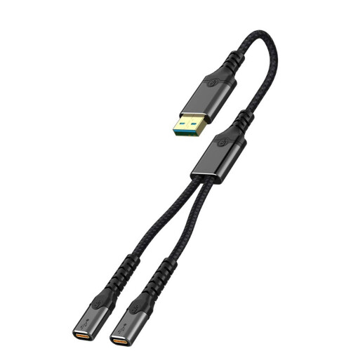 USB Splitter Type C to 2/3 Type C Female Adapters,-1 to 2typec