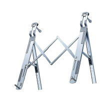 Mehrfach winkelverstellbarer Notebook-Halter im-Silber