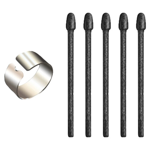5Pieces Felt Tip for One DTC141 134 121 Ensuring-Black